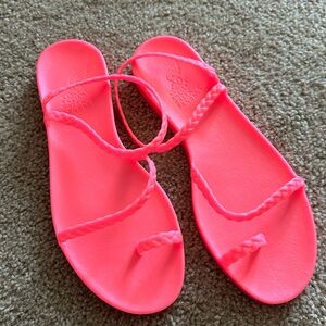 Ancient Greek eleftheria jelly sandals